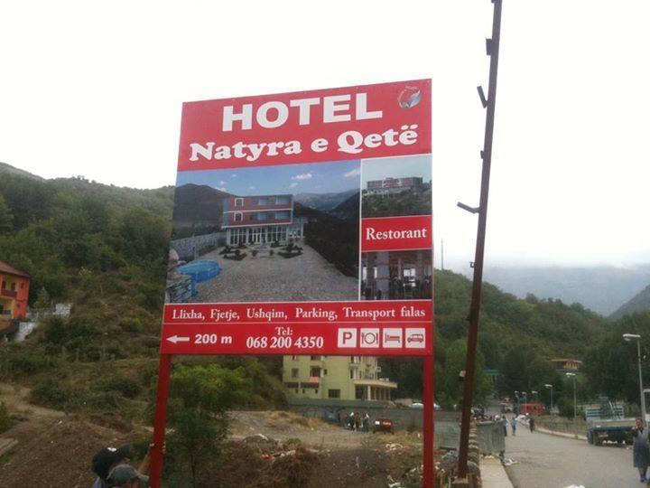 Hotel Natyra E Qete Peshkopi Eksteriør billede